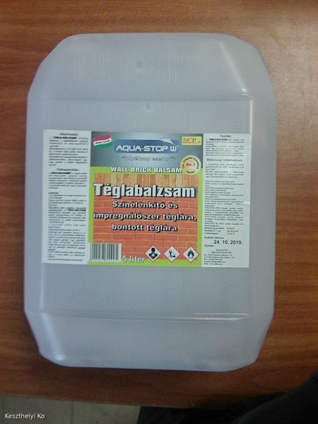 tégla impregnálás